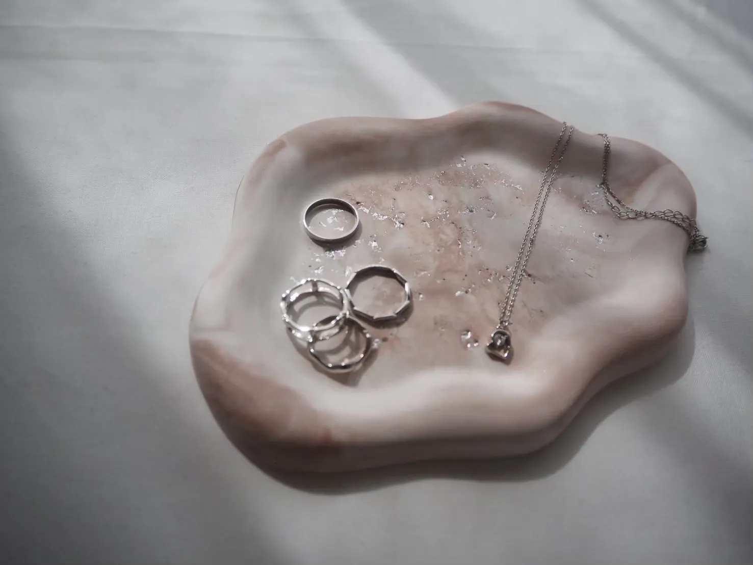 石膏プレート作品