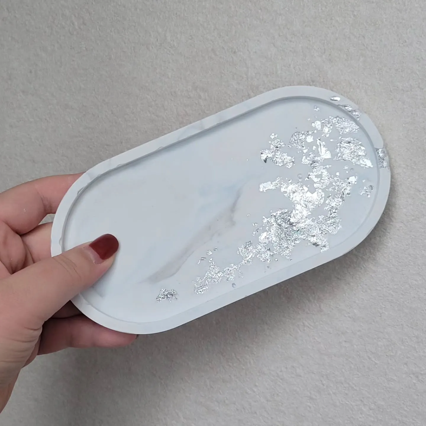 石膏プレート作品